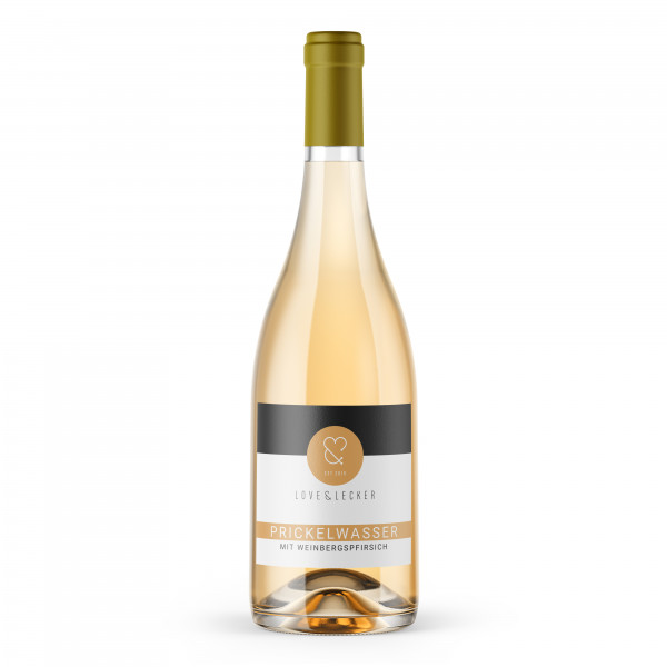 Love & Lecker Prickelwasser mit Weinbergpfirsich
