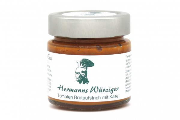 Hermanns Würziger Tomaten Brotaufstrich mit Käse